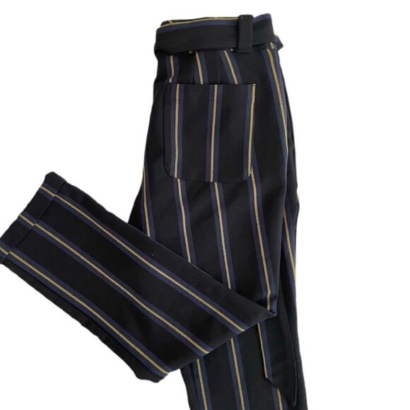 Loft Petites Striped Dress Pants - Picture 2 of 6